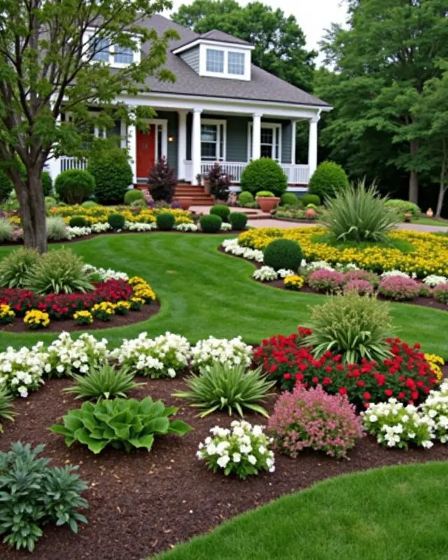 Gorgeous Flower Bed Ideas for Front Yards