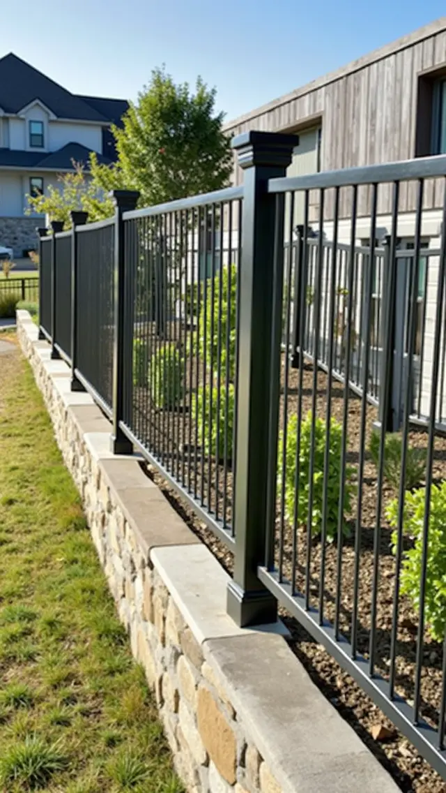 fence landscaping ideas