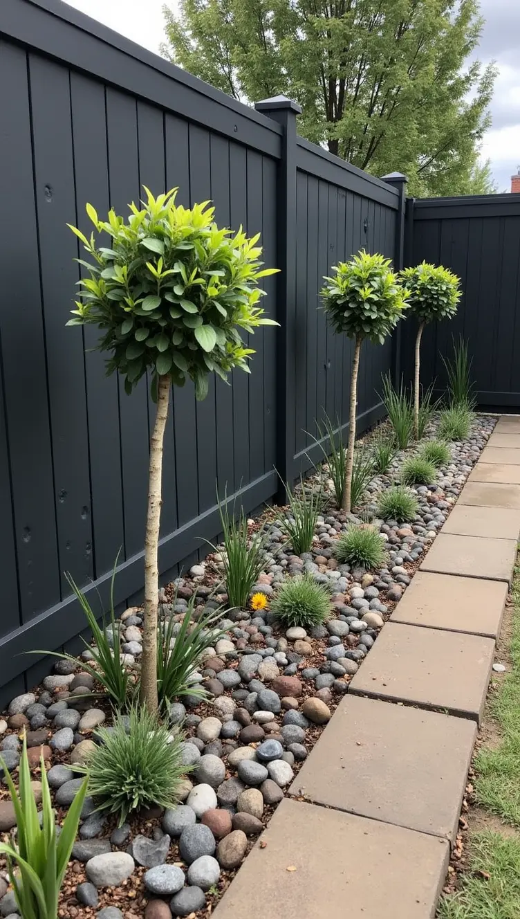 fence landscaping ideas