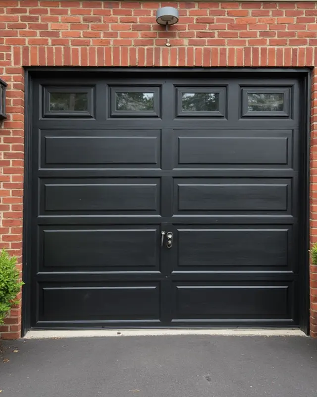 Unique Black Garage Door Ideas