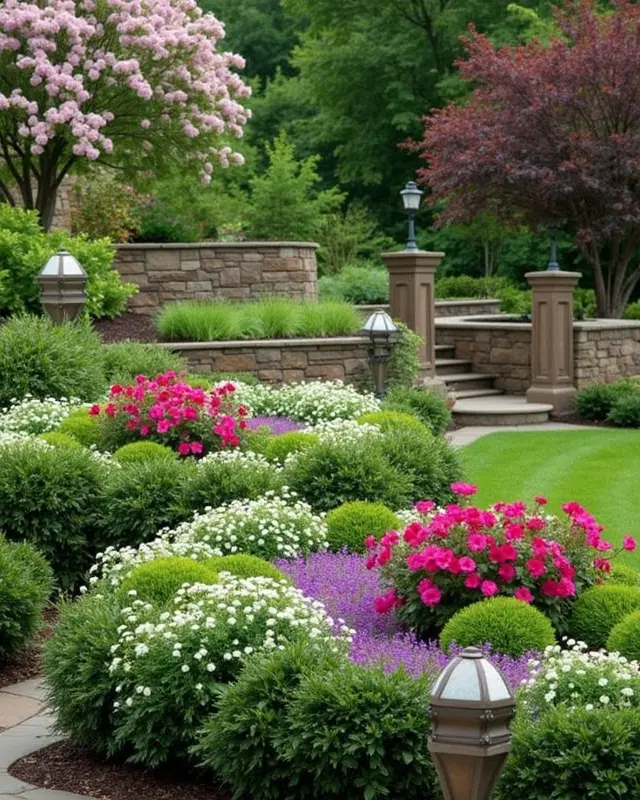 20 Creative Flower Bed Designs for Gardens