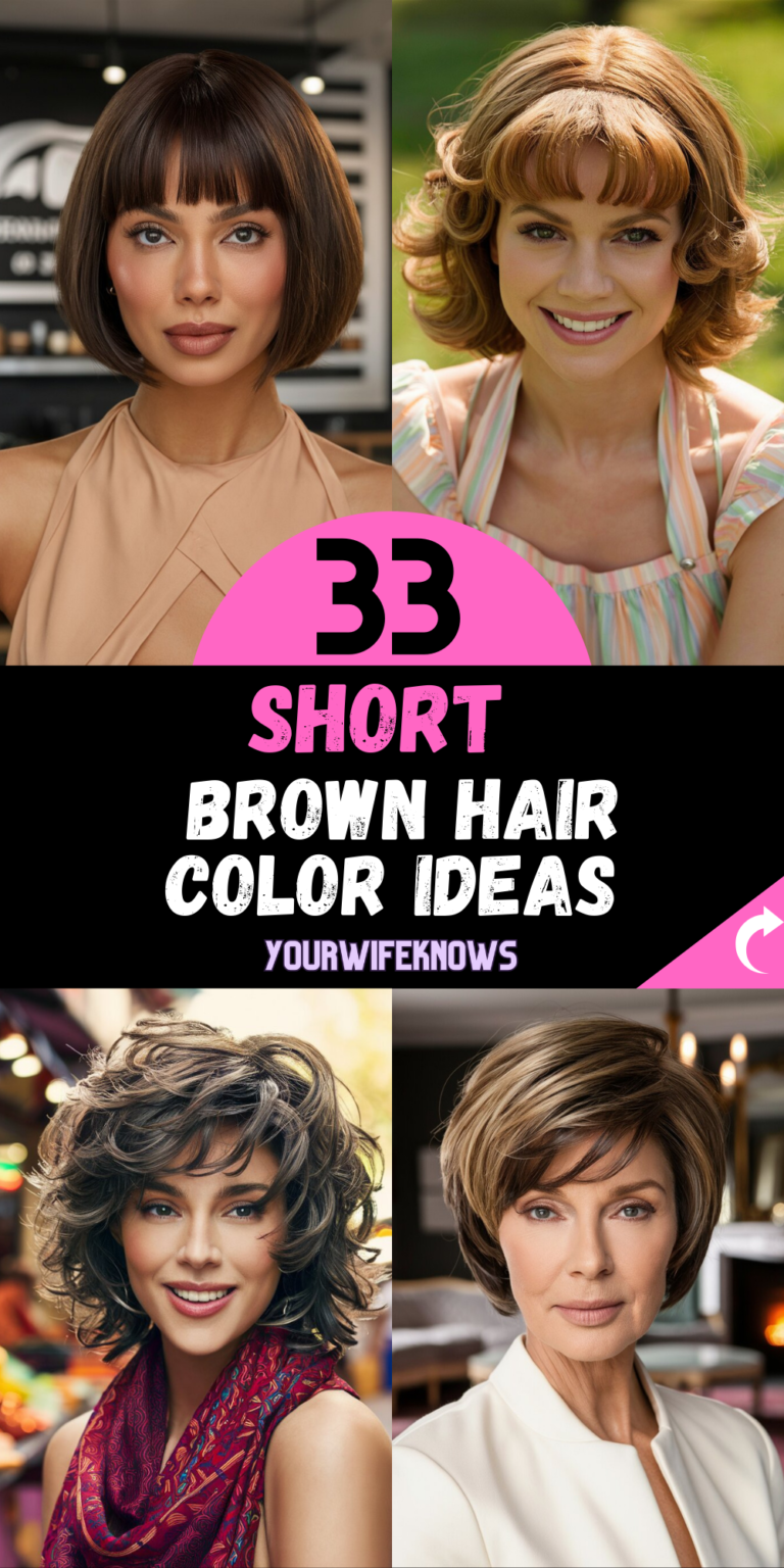 33 Stunning Hair Color Ideas for Short Brown Hair You’ll Love