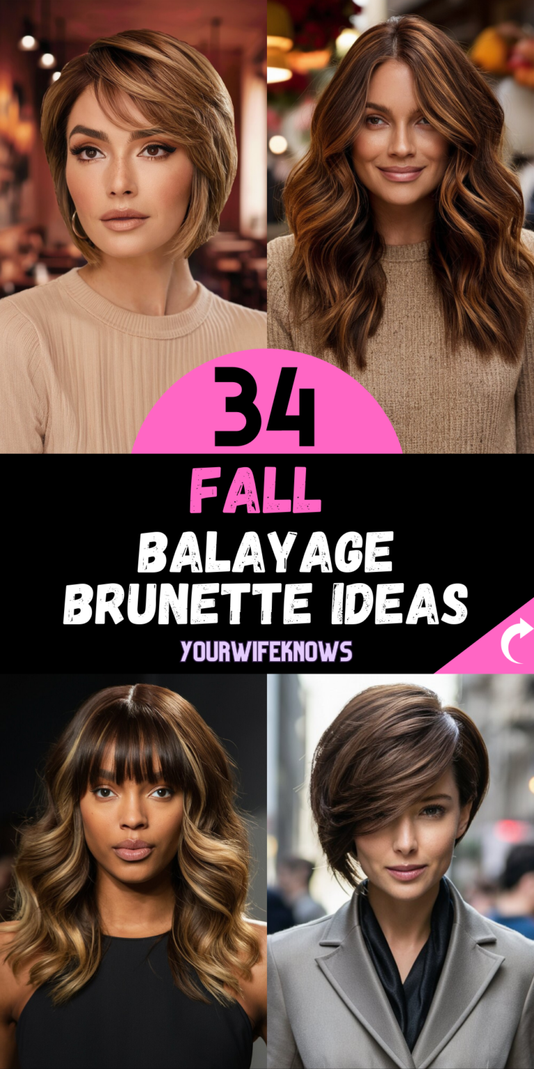 34 Stunning Fall Balayage Brunette Ideas to Try This Season