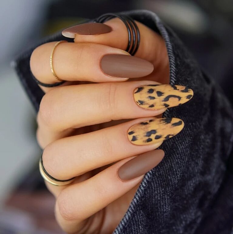 32 Designs of Brown Nails for a Stunning Transformation