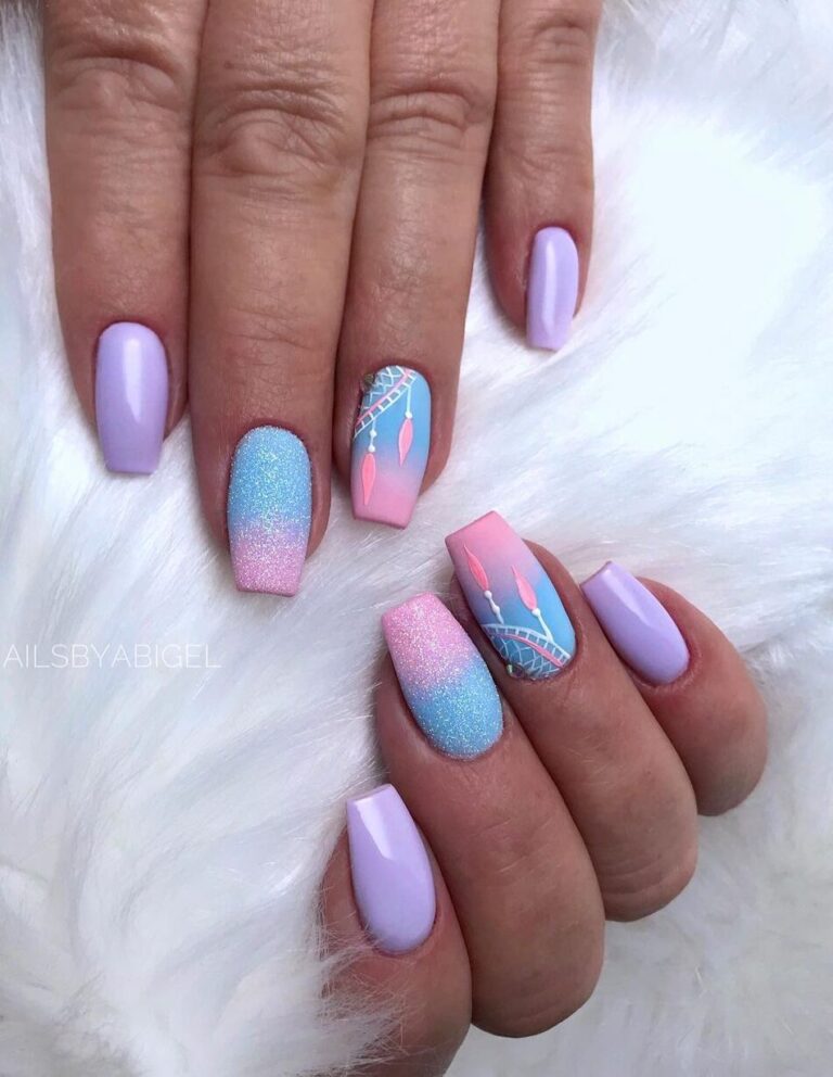 40 Cute Short Coffin Nails That Are Trending This Season