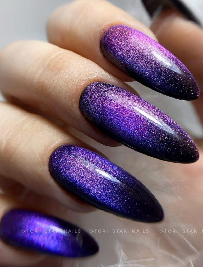 60 Breathtaking Galaxy Nail Designs you Must Try This Season