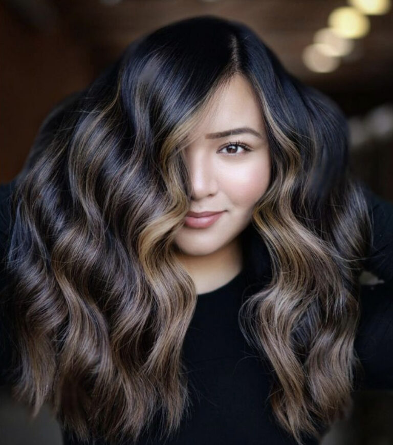 32 Outstanding Ideas of Black Hair with Highlights for 2024